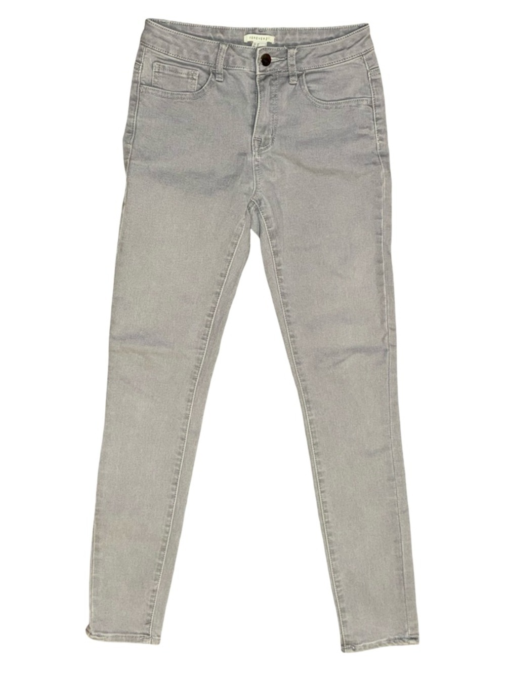 Forever 21 Gray Skinny Jeans Size 25